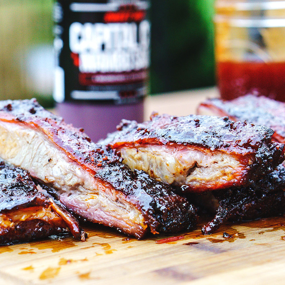 Mambo Glazed Smoked Ribs