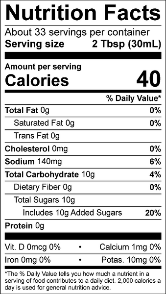 Mild Mambo Sauce 32oz