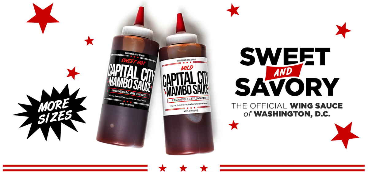 Capital City® mambo sauce  The Official Wing Sauce of Washington DC