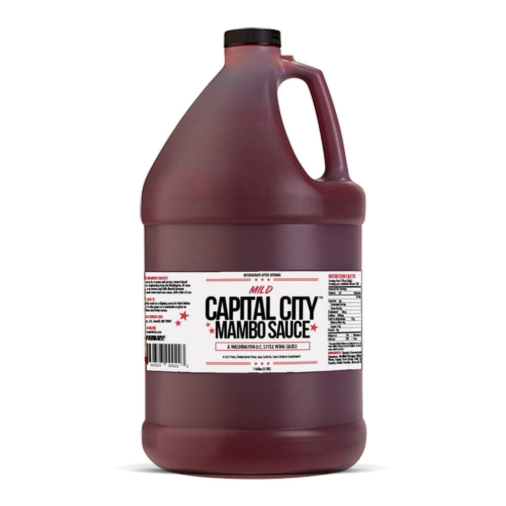 Capital City Mambo Sauce, Mild - 1 gallon (3.78 l)