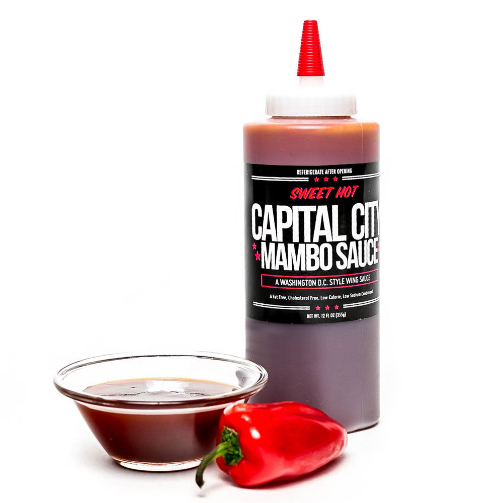 Capital City Mambo Sauce, Sweet Hot - 12 fl oz